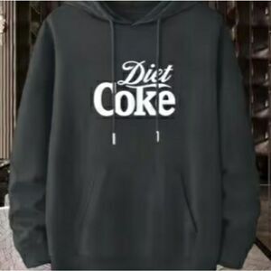 Soft Comfy Diet Coke Hoodie - Dark Gray - Sz XXL